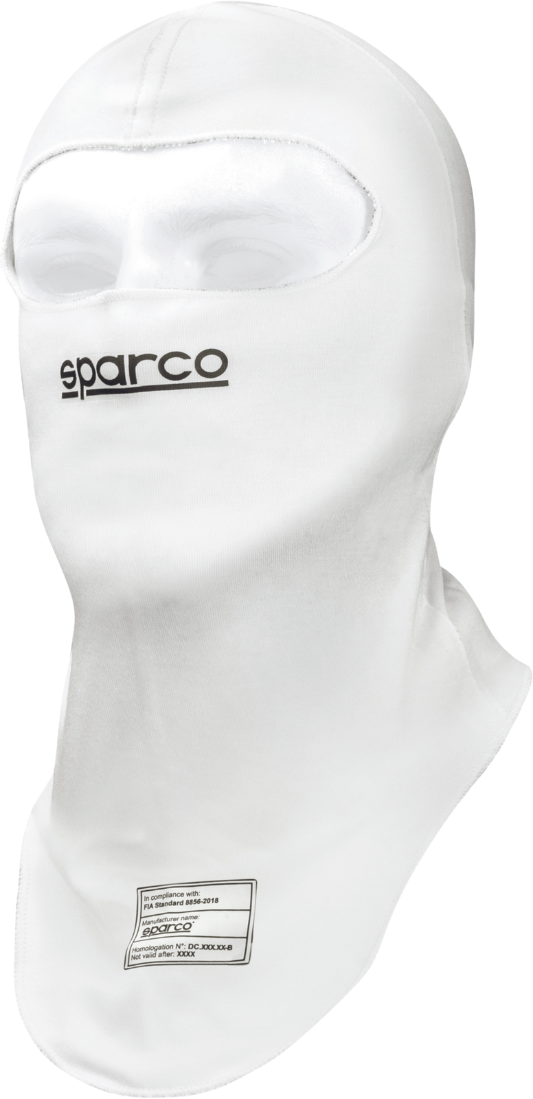 Sparco RW-4 Guard Balaclava – White, One size