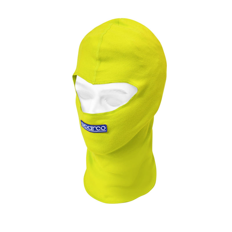 Sparco Cotton Balaclava – Fluorescent Yellow, One size
