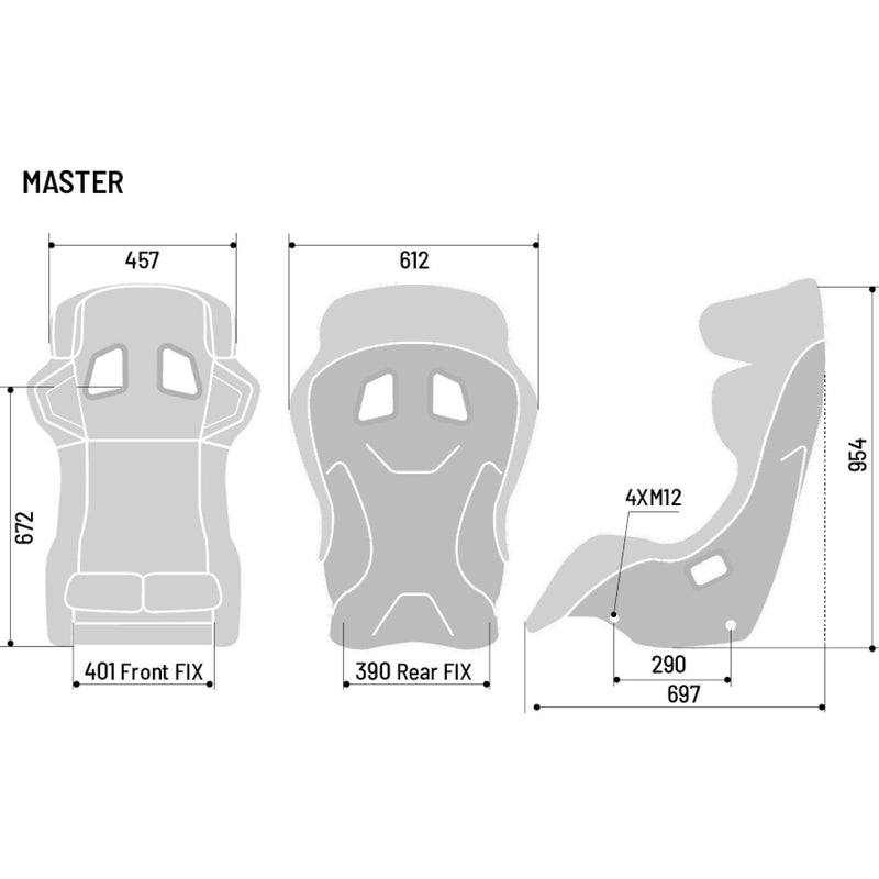 Sparco Master Advanced FIA 8855-2021 Racing Seat — view 3