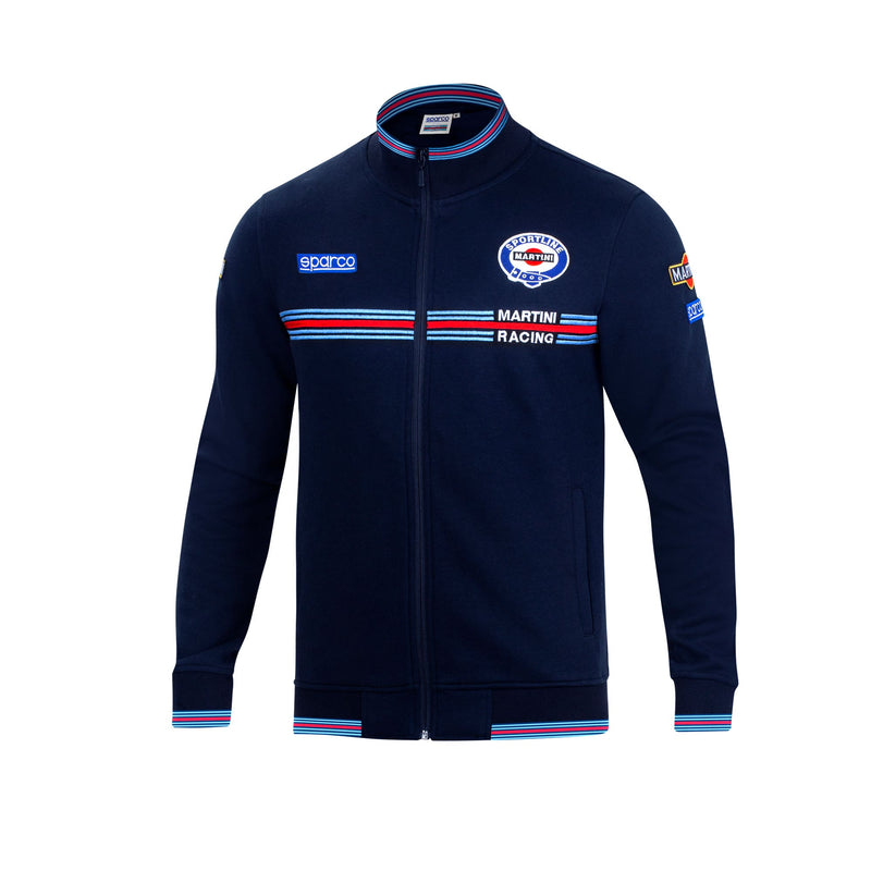 Sparco Martini Racing Full Zip Sweatshirt — Navy blue — view 1