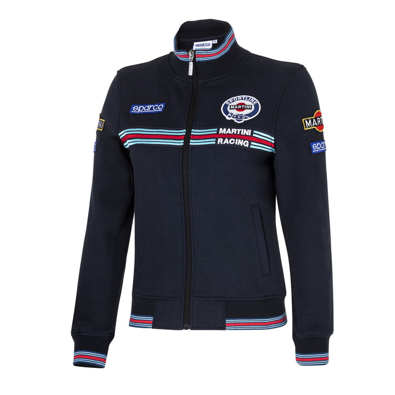 Sparco Martini Racing Women’s Full-Zip Sweatshirt