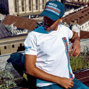 Sparco Martini Racing Big Stripes T-Shirt — White — view 3