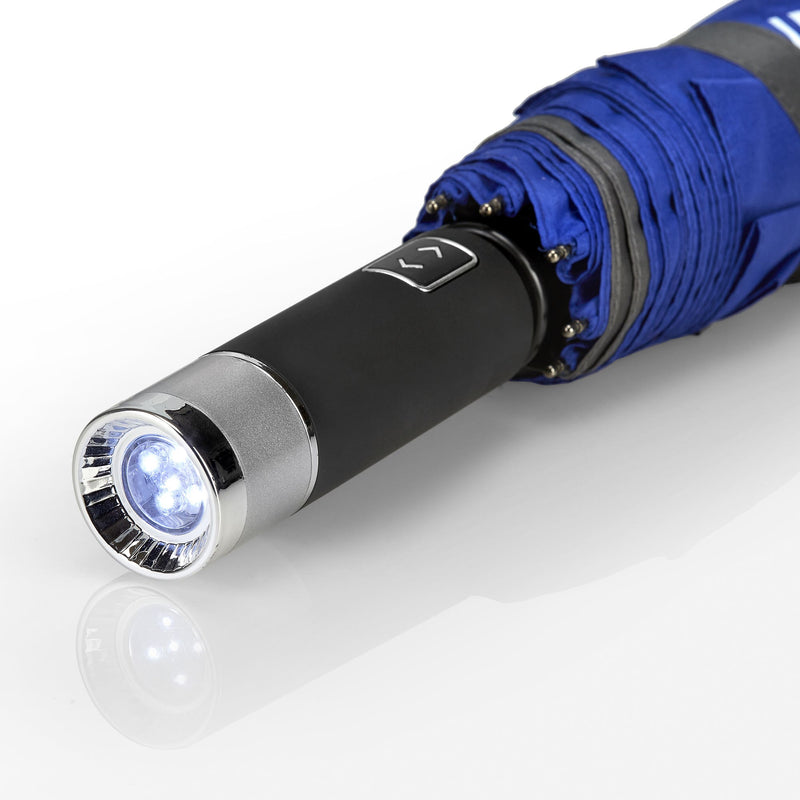 Sparco Foldable Umbrella with Torch - Black