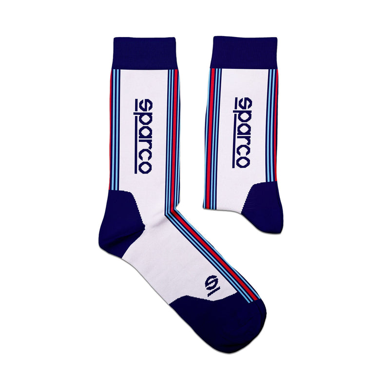 Sparco Martini Racing Iconic Socks — White/Blue — view 3