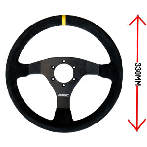 LTEC LTEC059 330 mm Suede Steering Wheel