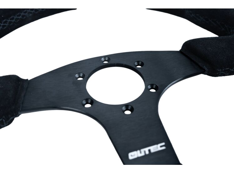 BAS ECO GT 320 mm Suede Steering Wheel – Flat – BAS0115 – detail