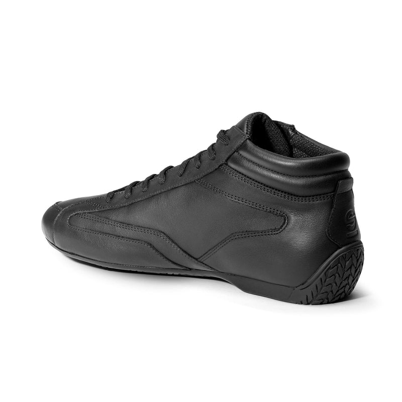 Sparco S-Drive Mid Leather Sneakers - Black