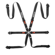 Sparco Competition H-2 Pull-Down Steel 6-Point Harness