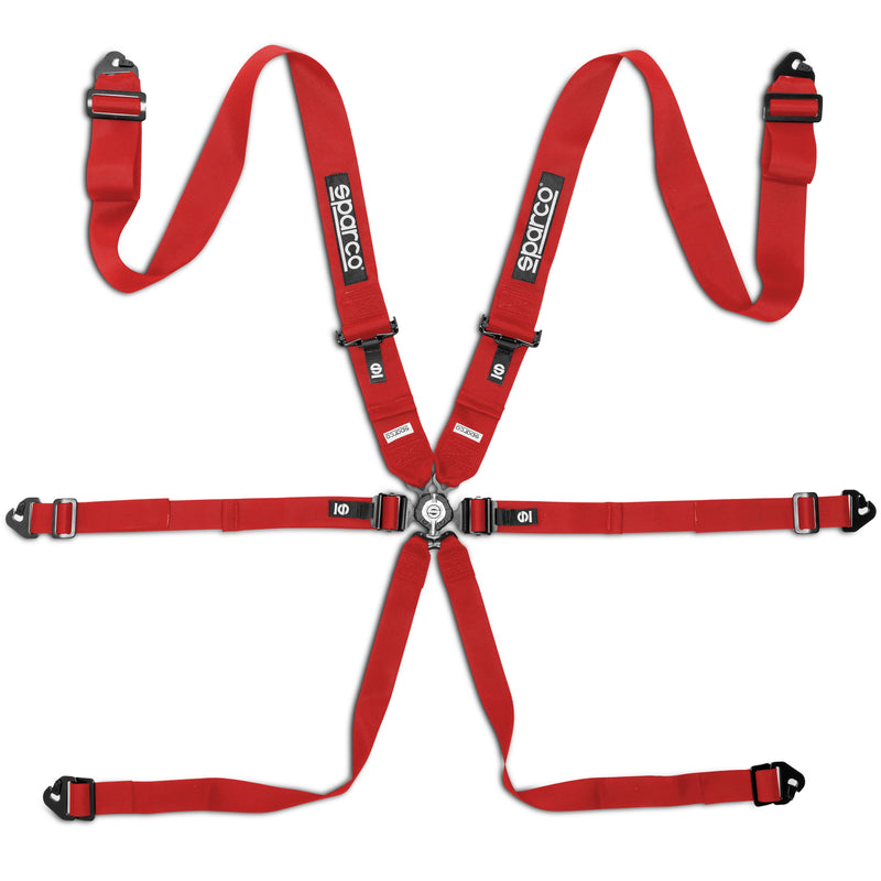 Sparco Competition H-3 Steel 2026 6-Point Harness