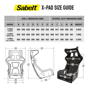 Sabelt X-Pad Carbon FIA Racing Seat