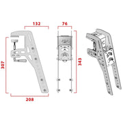VIRPIL Controls Desk Mount – Black (Size L) - Sim Race Webshop B.V.