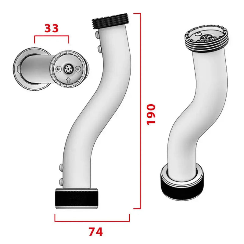 Virpil Controls Flightstick Extension – 200 mm - Sim Race Webshop B.V.