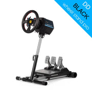 Wheel Stand Pro DD for Logitech, Fanatec, Moza Racing R9, R12 - BLACK - Sim Race Webshop B.V.