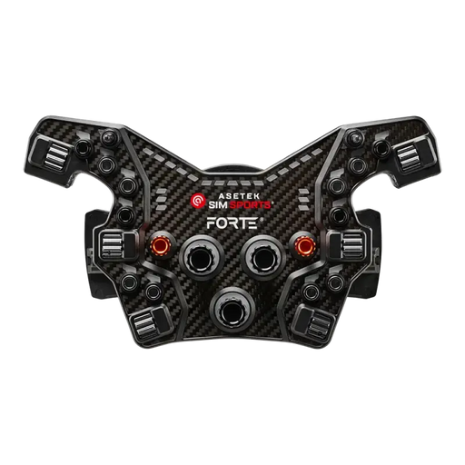 Asetek SimSports - Forte Formula Button Box (Black, Aluminum) - Asetek SimSports - Sim Race Webshop product image 1