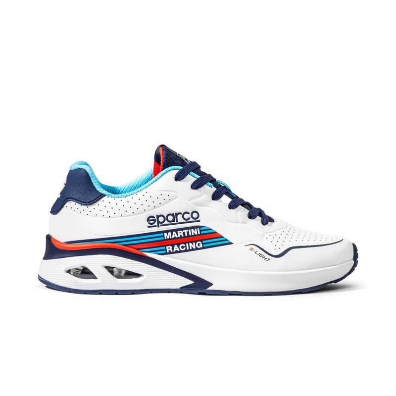Sparco Martini Racing S-Light Sneakers — White/Navy blue — view 2