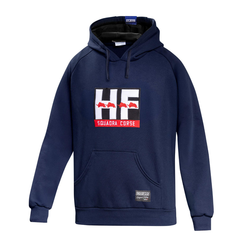 Sparco Lancia Squadra Corse Hoodie — Blue/Black — front