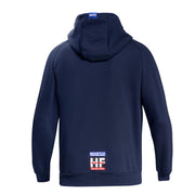 Sparco Lancia Squadra Corse Hoodie — Blue/Black — back