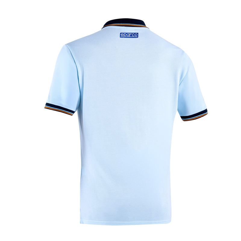 Sparco Gulf Piqué Pocket Polo — Light blue — view 2