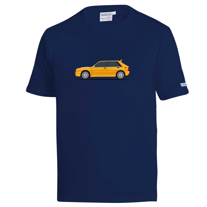 Sparco Lancia HF Delta T-Shirt — Navy blue — front