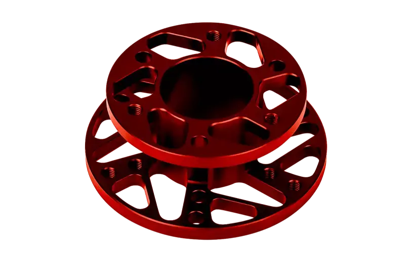 CUBE CONTROLS F-CORE FORMULA SIM RACING STEERING WHEEL - Red Hub / PADDLES 2 + (Aluminium) - Steering Wheel