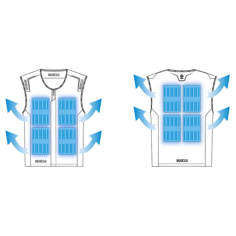 Sparco Ice Vest Cooling Vest – ICE VEST SZ S SI
