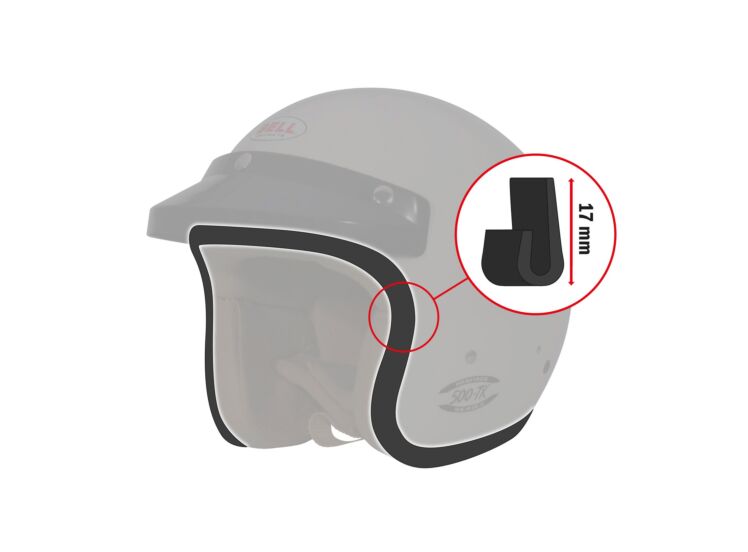 Bell 500-TX Classic Rubber Edge Trim – 140 cm – product view