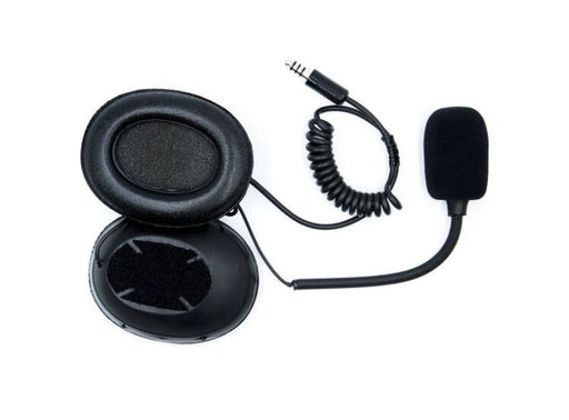 ZeroNoise Open-Face Helmet Intercom Kit with Ear Cups – product view