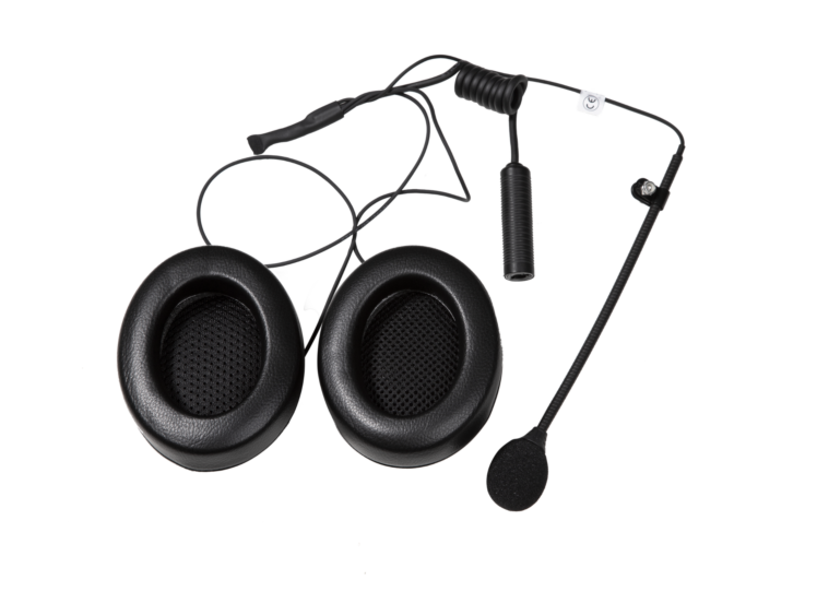 Stilo WRC Open-Face Helmet Intercom Kit with Ear Cups – product view