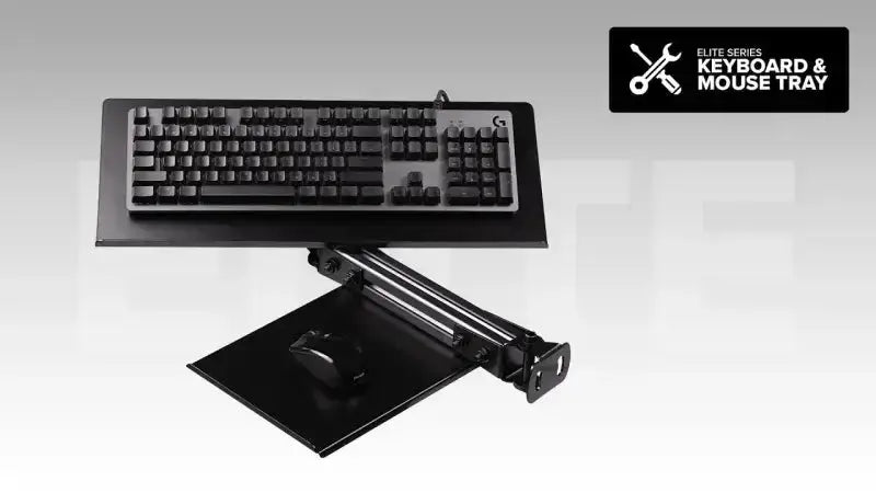 Next Level Racing - ELITE KEYBOARD AND MOUSE TRAY - BLACK EDITION - Next Level Racing - Sim Race Webshop product image 3