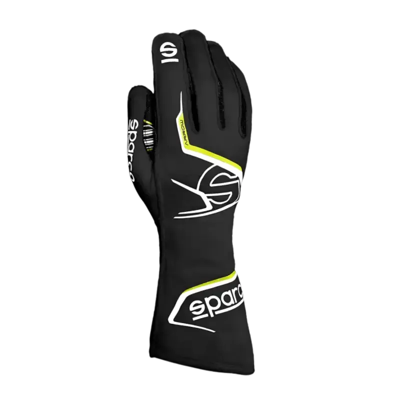 SPARCO ARROW-K FOR KARTING - Black / Yellow / 7 - Karting Gloves