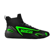 SPARCO HYPERDRIVE GAMING BOOTS - Black / Fluor Green / 38 - Shoes