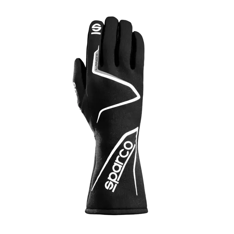 SPARCO LAND PLUS GLOVES - Black / 8 - Racing Gloves