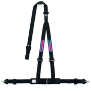 Sparco Club H-3M Dual Martini Racing 3-Point Harness — Black