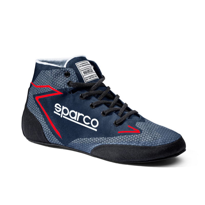 Sparco Prime Extreme Racing Boots — Navy blue/Red