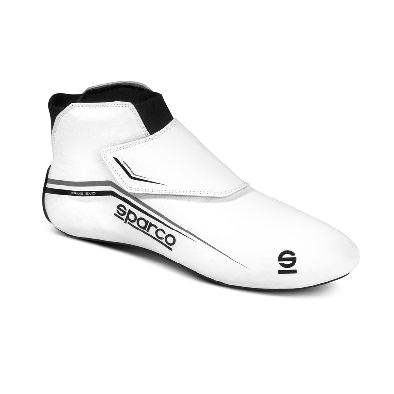 Sparco Prime EVO FIA Racing Shoes — White