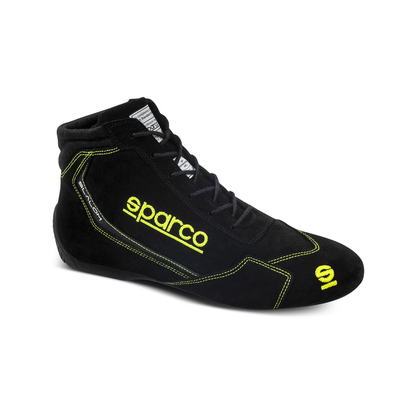 SPARCO SLALOM SHOES — Black/Fluo yellow