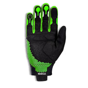 Sparco Hypergrip+ Sim Racing Gloves — Black/Fluo green
