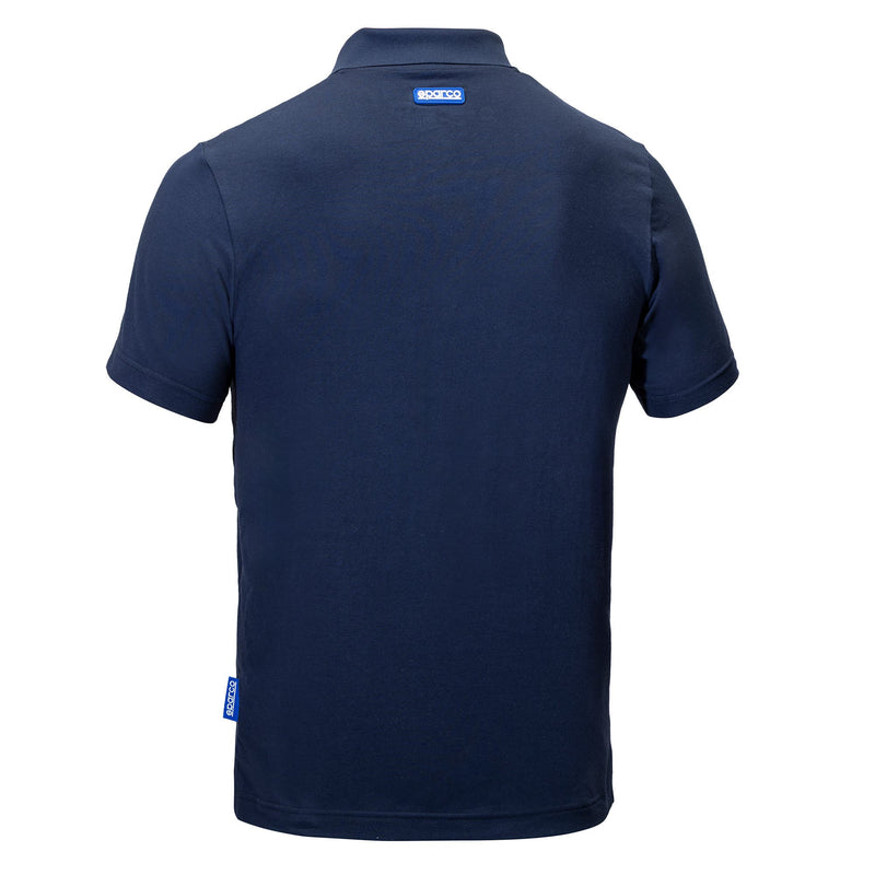 Sparco Grit Capitol Polo Shirt — Navy blue