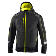 Sparco Tech York Softshell Jacket —  grigio scuro / giallo fluo