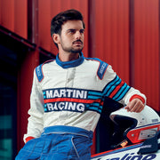 Sparco Martini Racing Competition R567 Racing Suit — Sky blue