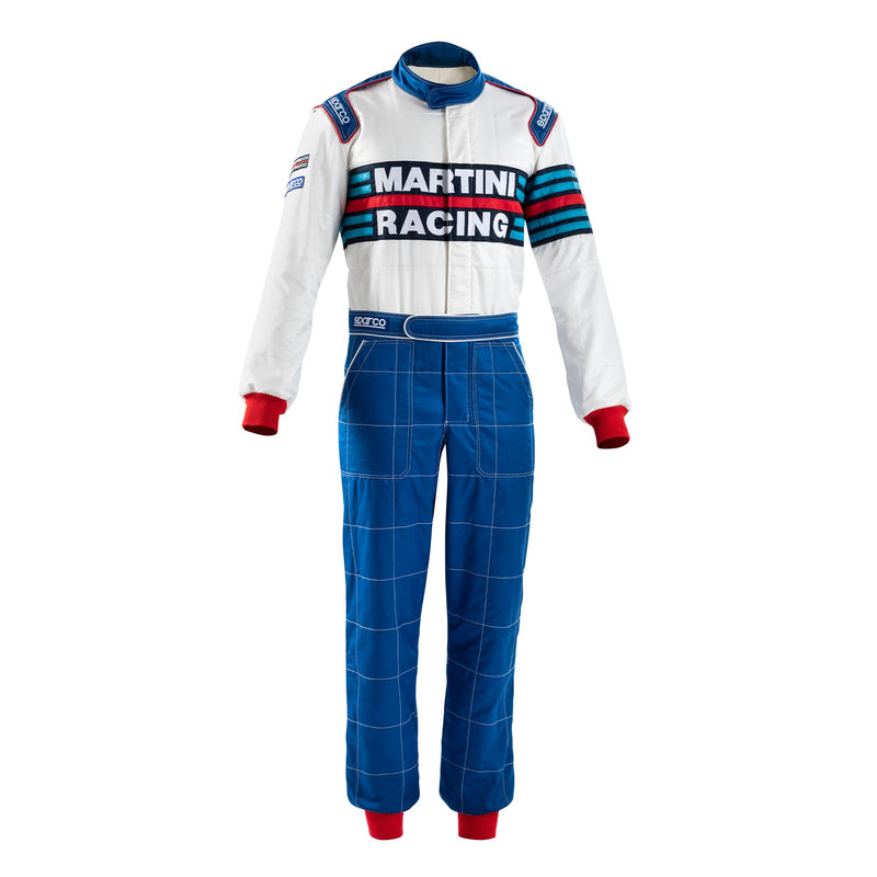 Sparco Martini Racing Competition R567 Racing Suit — Sky blue