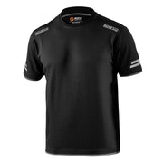 Sparco Tech Tucson T-Shirt - Black/Grey/Navy — Black/Dark Gray