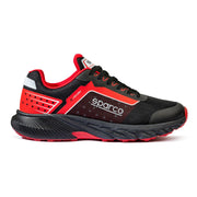 Sparco S-Park Sepang Occupational Shoes O1 - Black/Red — Black/Red