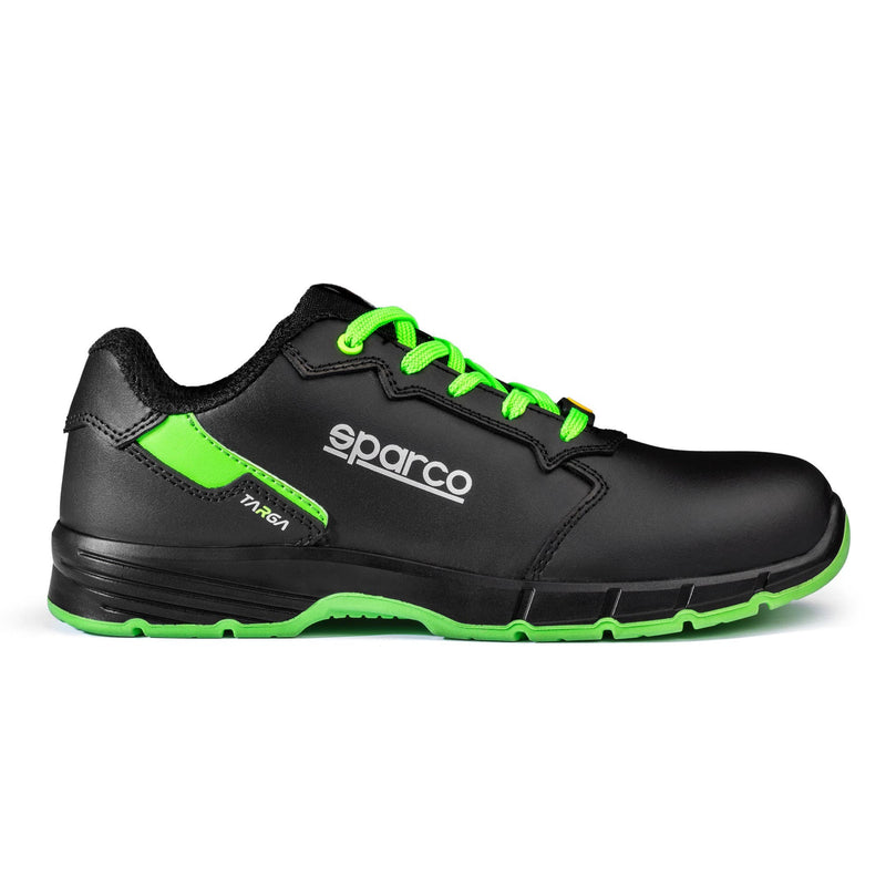 Sparco Targa Arturo Safety Shoes S3S ESD Unisex Black — Black/Fluo green