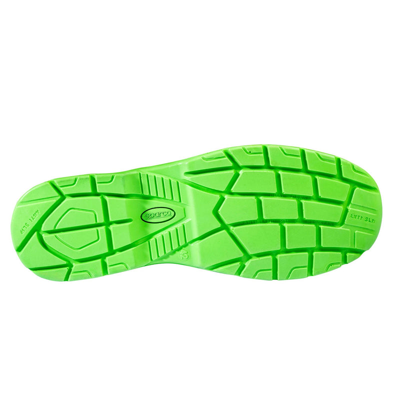 Sparco Targa-H Willy Safety Shoes S3S ESD Unisex Black — Black/Fluo green