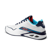 Sparco S-Light Martini Racing Sneakers - White/Navy — White/Navy blue