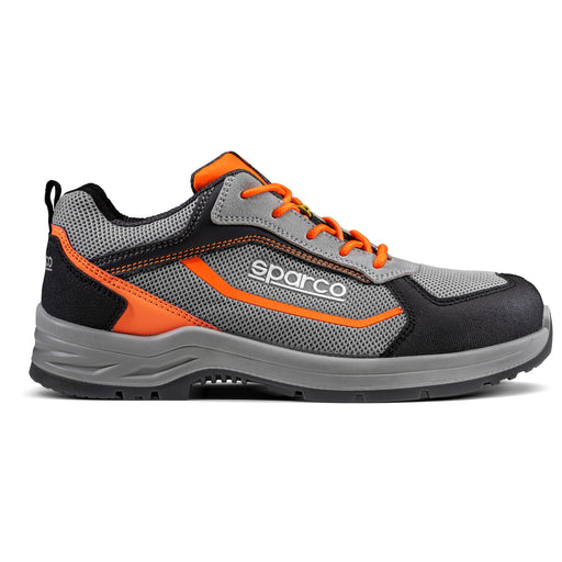 Sparco Safety Shoes S1P Indy-R Pato ESD Unisex Grey — Fluorescent grey/orange