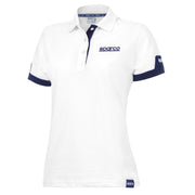Sparco Corporate Women’s Polo Shirt - White — White