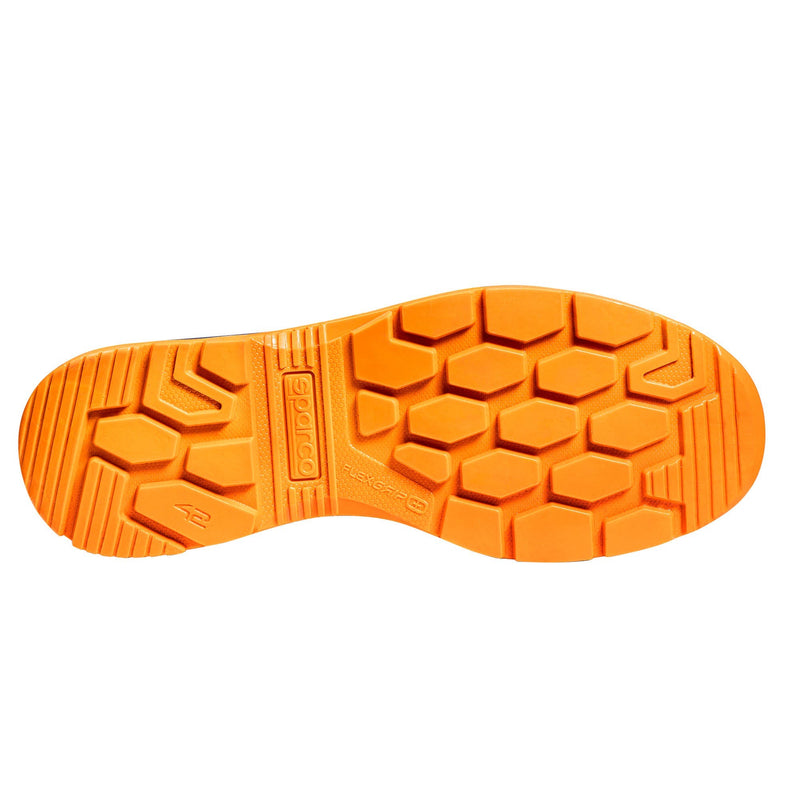 Sparco Gulf Indy Meteor Safety Shoes S1PS ESD Unisex Navy — Marine blue/Fluorescent orange