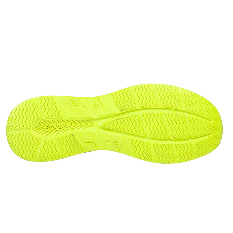 Sparco Safety Shoes S3S Teamwork George ESD Sneaker Unisex Navy/Fluorescent Green — Marine Blue/Fluorescent Yellow